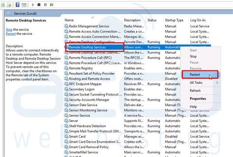 Web App (Windows) Restart Operations .